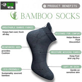 4_Pair Set Unisex Casual Cotton Printed Ankle Length Socks (Multicolor)